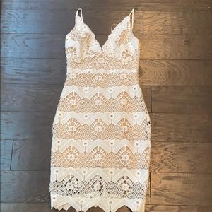 White lace dress